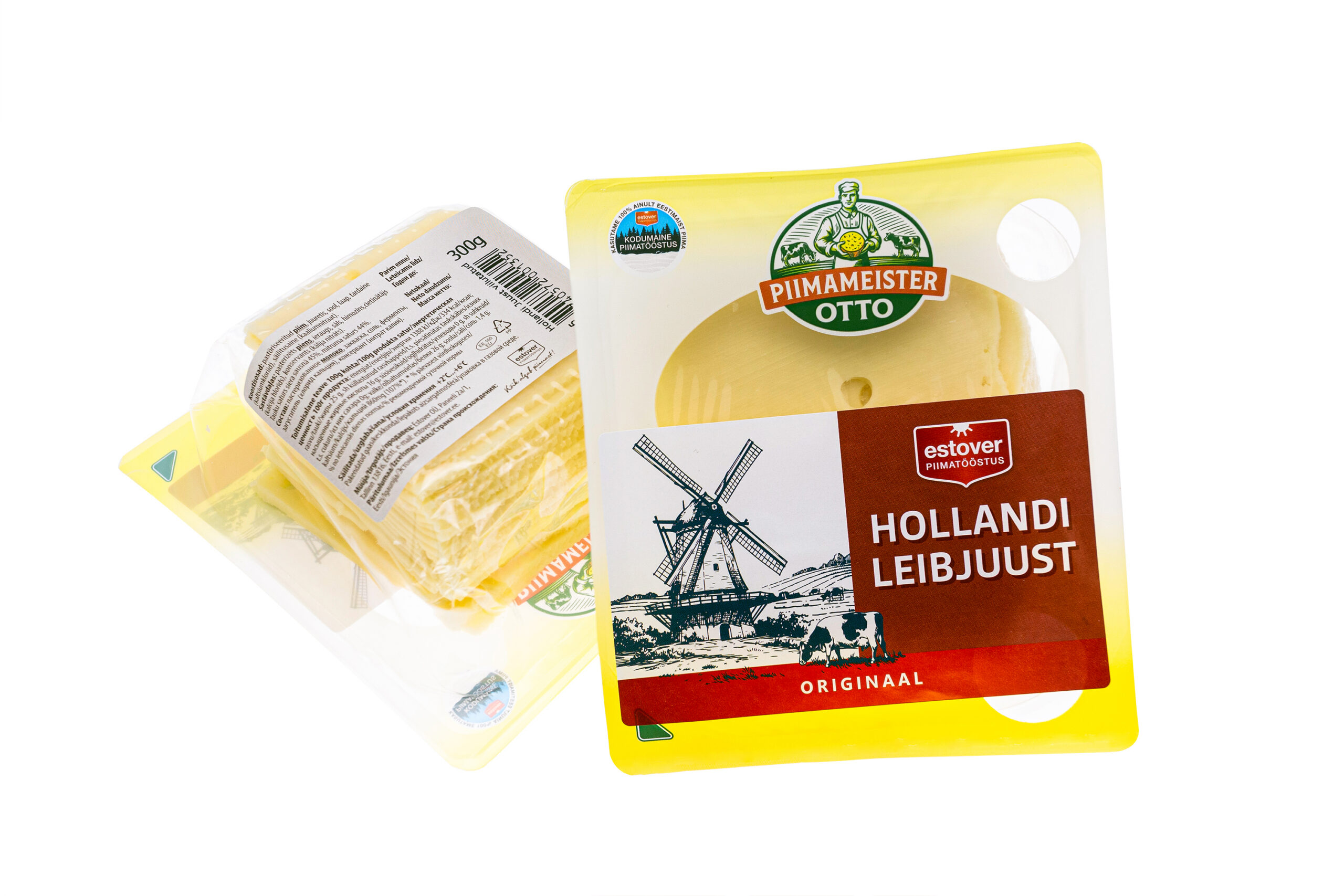 Dutch-type Cheese Hollandi Leibjuust 300g, sliced
